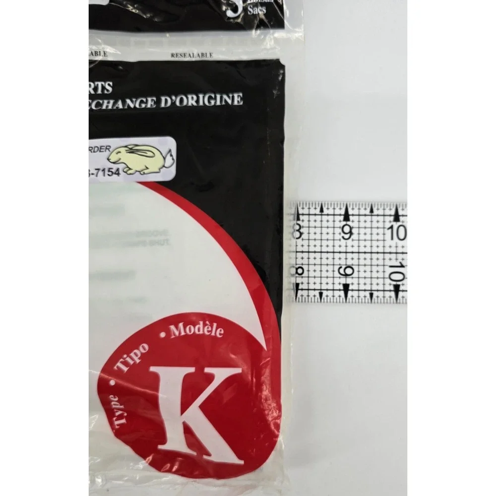 Genuine HOOVER Type K Vacuum Cleaner Bags 4010028K 2 Packs of 3 (6 total) OEM‎